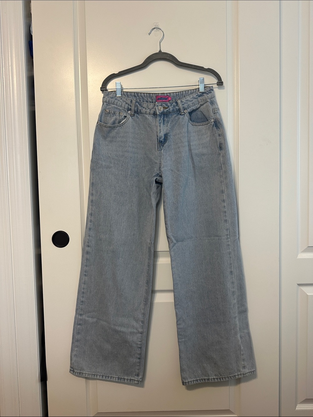 Edikted Low Rise Wide-Leg Jeans